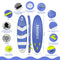 HUIIKE Tabla de Paddle Surf Hinchable (SUP), Kit Completo con Remo Ajustable, Estable y Resistente, 305x84x15 cm, hasta 130 kg