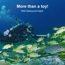 Subnado Patinete Subacuático Compacto y Portátil, para Buceo, Piscina, Adultos y Niños