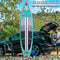 Tabla de Paddle Surf Hinchable (SUP), con Asiento de Kayak y Doble Remo, Kit Completo, 330x76x15 cm, hasta 150 kg, Verde Menta