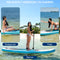SereneLife Tabla de Paddle Surf Hinchable (ISUP), Cubierta Antideslizante, Incluye Aleta y Estuche, para Adultos y Jóvenes