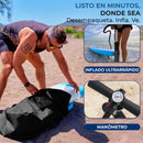 SereneLife Tabla de Paddle Surf Hinchable (ISUP), Cubierta Antideslizante, Incluye Aleta y Estuche, para Adultos y Jóvenes